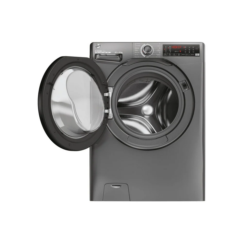 Hoover H3WPS496TAMBR68 H-Wash 350 9kg 1400 Spin Front Loading Washing Machine Graphite - Image 2