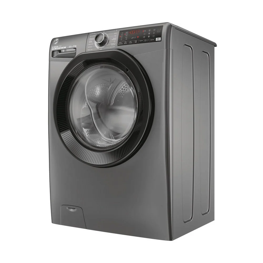 Hoover H3WPS496TAMBR68 H-Wash 350 9kg 1400 Spin Front Loading Washing Machine Graphite - Image 3