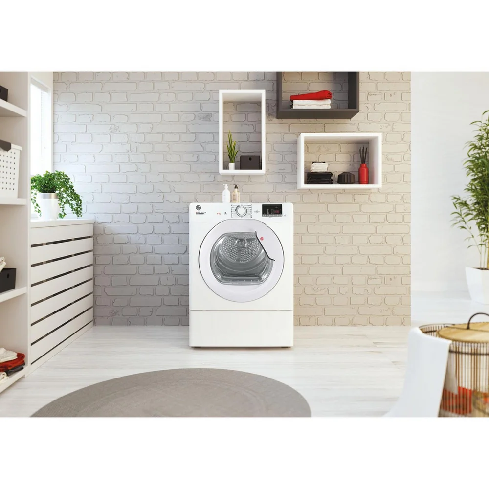 Hoover HLE V9DG 80 9kg Vented Tumble Dryer White - Image 6