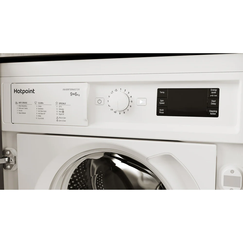 Hotpoint BIWDHG861485 Integrated Washer Dryer With 1400 Spin White - Image 14