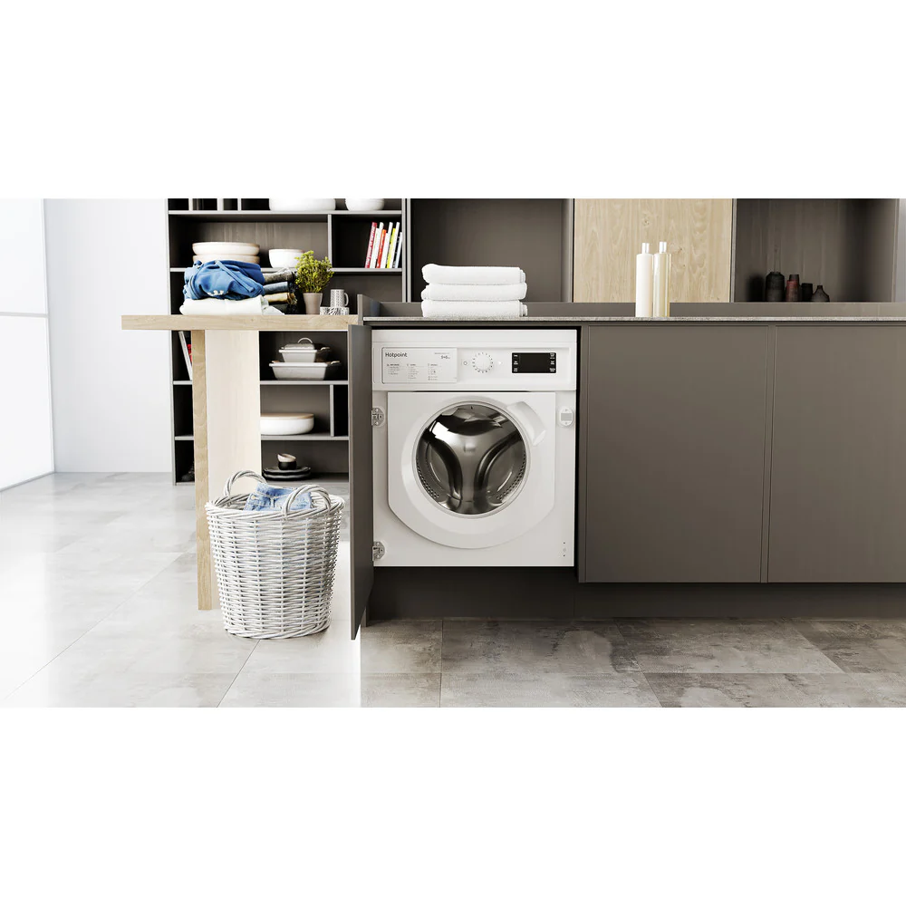 Hotpoint BIWDHG861485 Integrated Washer Dryer With 1400 Spin White - Image 9