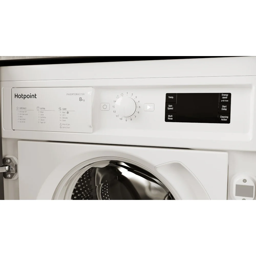 Hotpoint BIWMHG81485UK Integrated 8kg 1400 Spin Washing Machine - Image 5