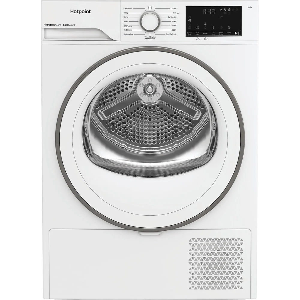 Hotpoint C HD 103M WW UK 10kg Heat Pump Tumble Dryer with PetHairCare White CHD103MWWUK