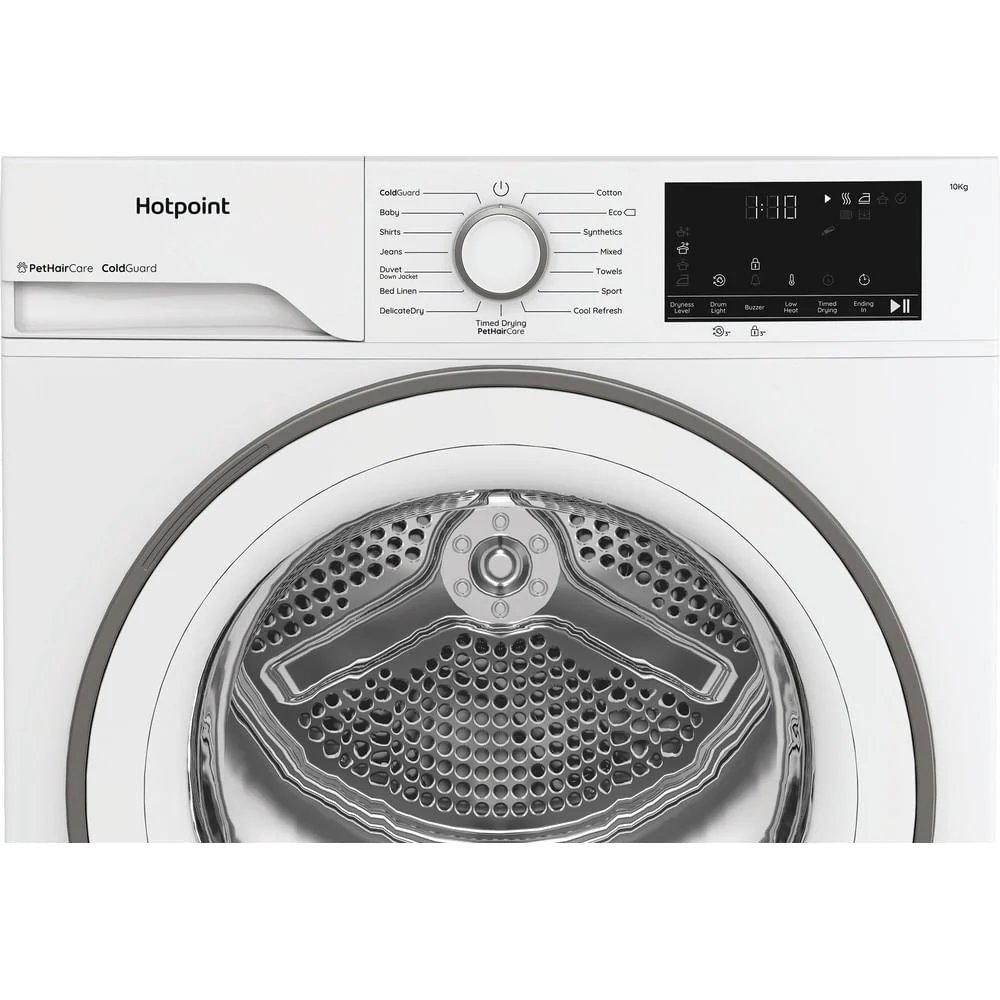 Hotpoint C HD 103M WW UK 10kg Heat Pump Tumble Dryer with PetHairCare White CHD103MWWUK - Image 10