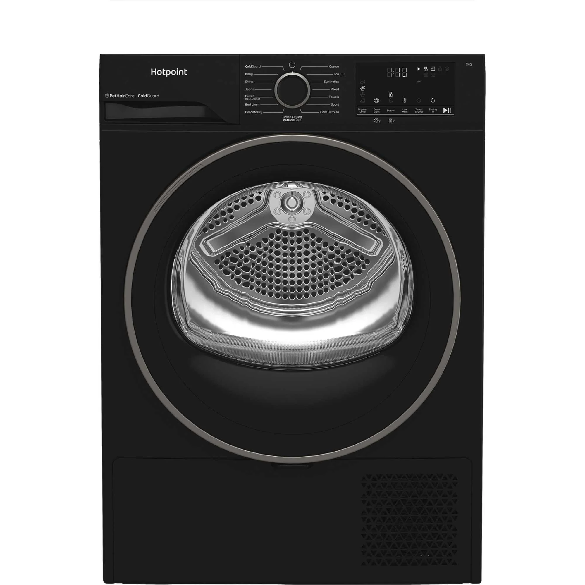 Hotpoint CHD93MBBUK 9kg Heat Pump Tumble Dryer With PetHairCare Black