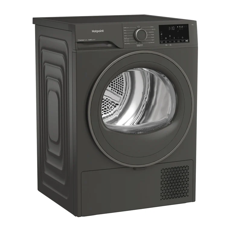Hotpoint CHD93MGGUK 9kg Heat Pump Tumble Dryer with PetHairCare Dark Grey - Image 2