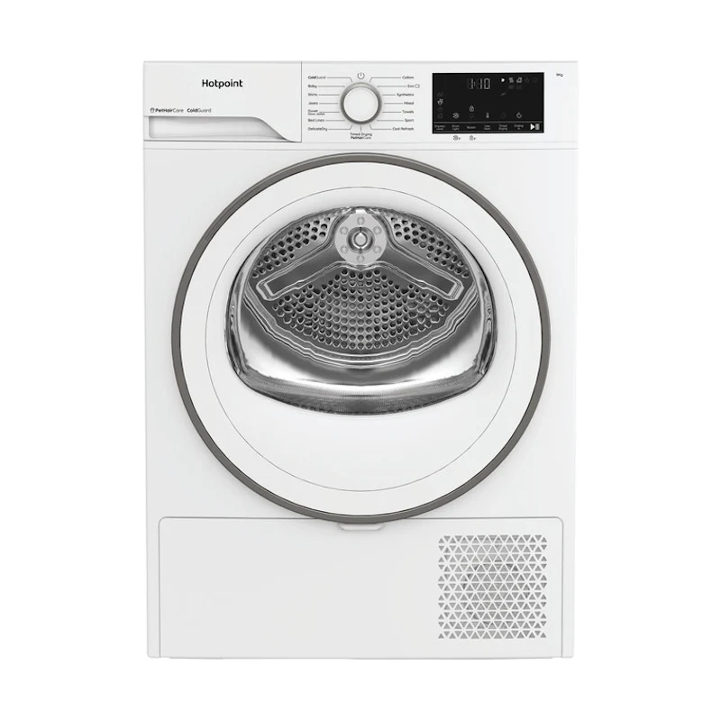 Hotpoint CHD93MWWUK 9KG Heat Pump Tumble Dryer with PetHairCare White