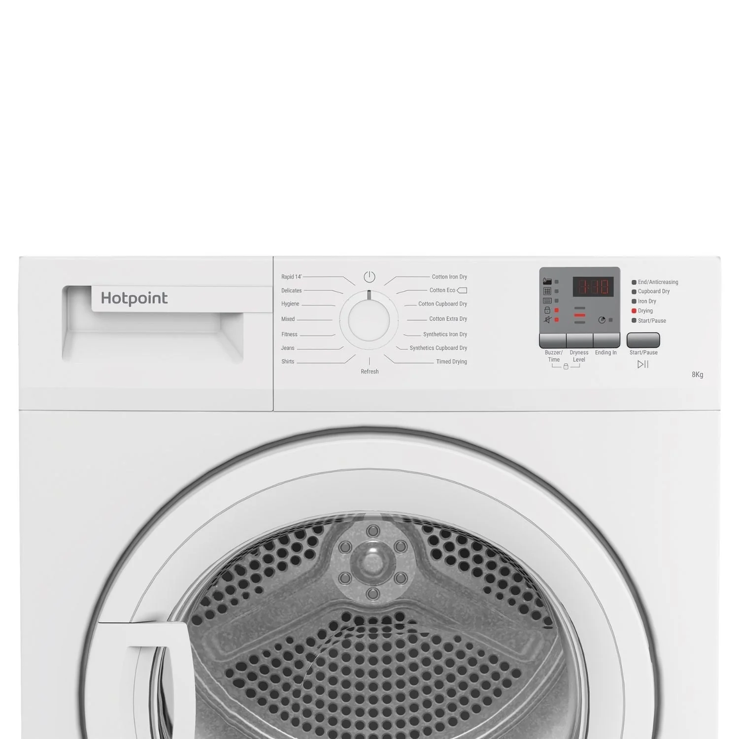 Hotpoint CHDC82WWGDUK 8KG Condenser Tumble Dryer White - Image 5