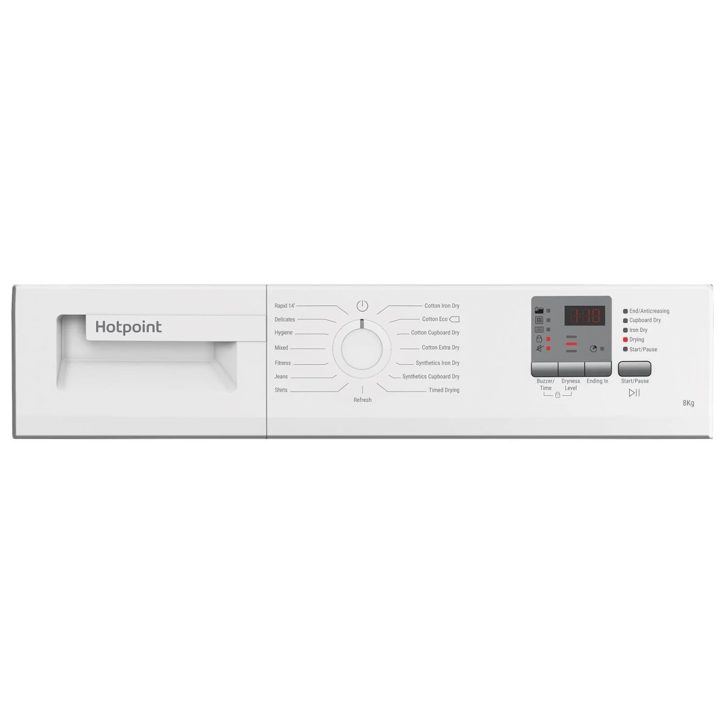 Hotpoint CHDC82WWGDUK 8KG Condenser Tumble Dryer White - Image 7