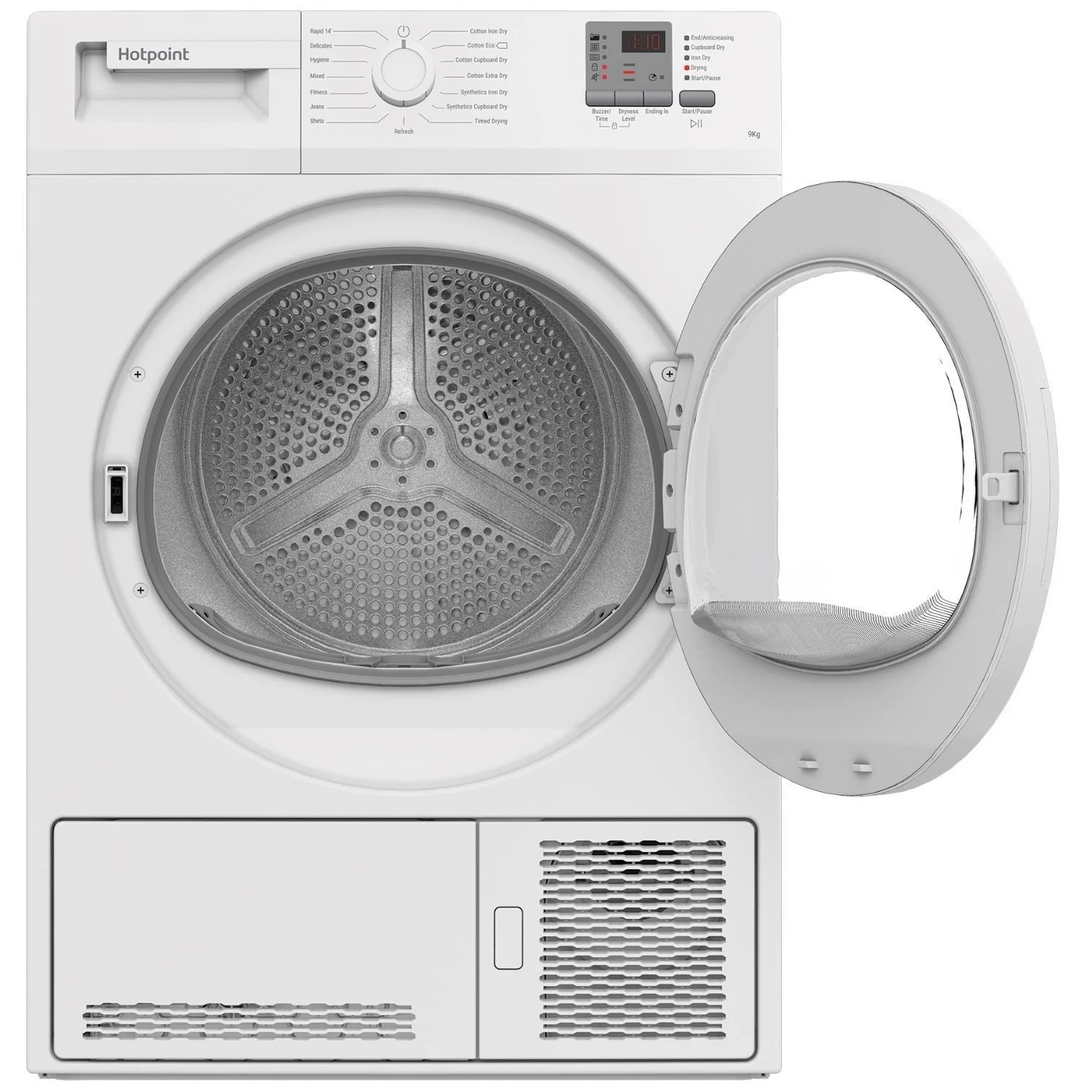 Hotpoint CHDC92WWGDUK 9KG Condenser Tumble Dryer With Sensor Dry White - Image 4
