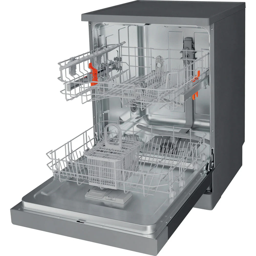 Hotpoint H2F HL626 X UK Freestanding Full Size Dishwasher 14 Place Settings with Rapid Wash Inox H2FHL626X - Image 3