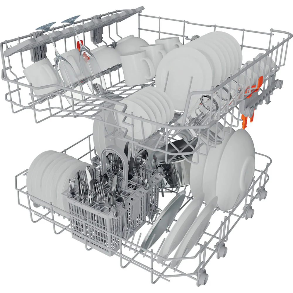 Hotpoint H2F HL626 X UK Freestanding Full Size Dishwasher 14 Place Settings with Rapid Wash Inox H2FHL626X - Image 9