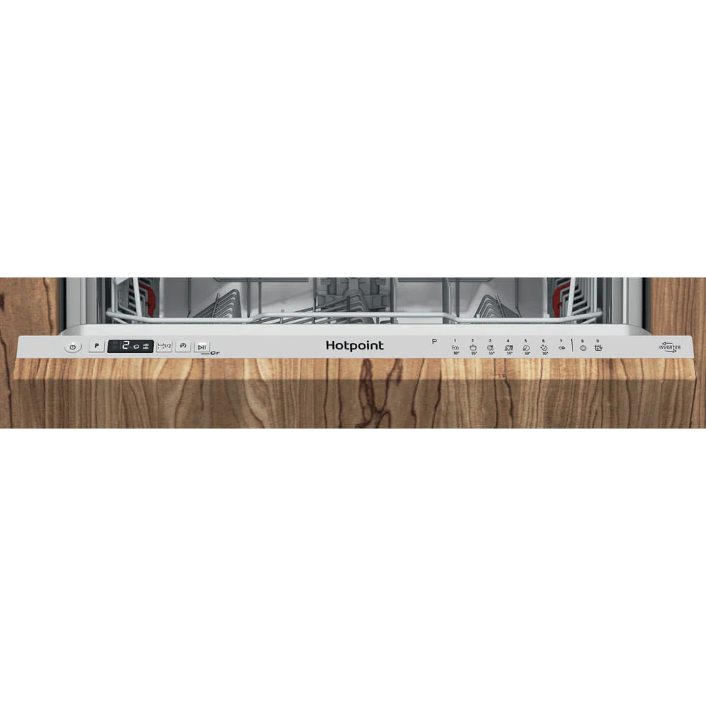 Hotpoint H2I HD526 UK Integrated Full Size Dishwasher 14 Place Settings with Rapid Wash Silver H2IHD526 - Image 3