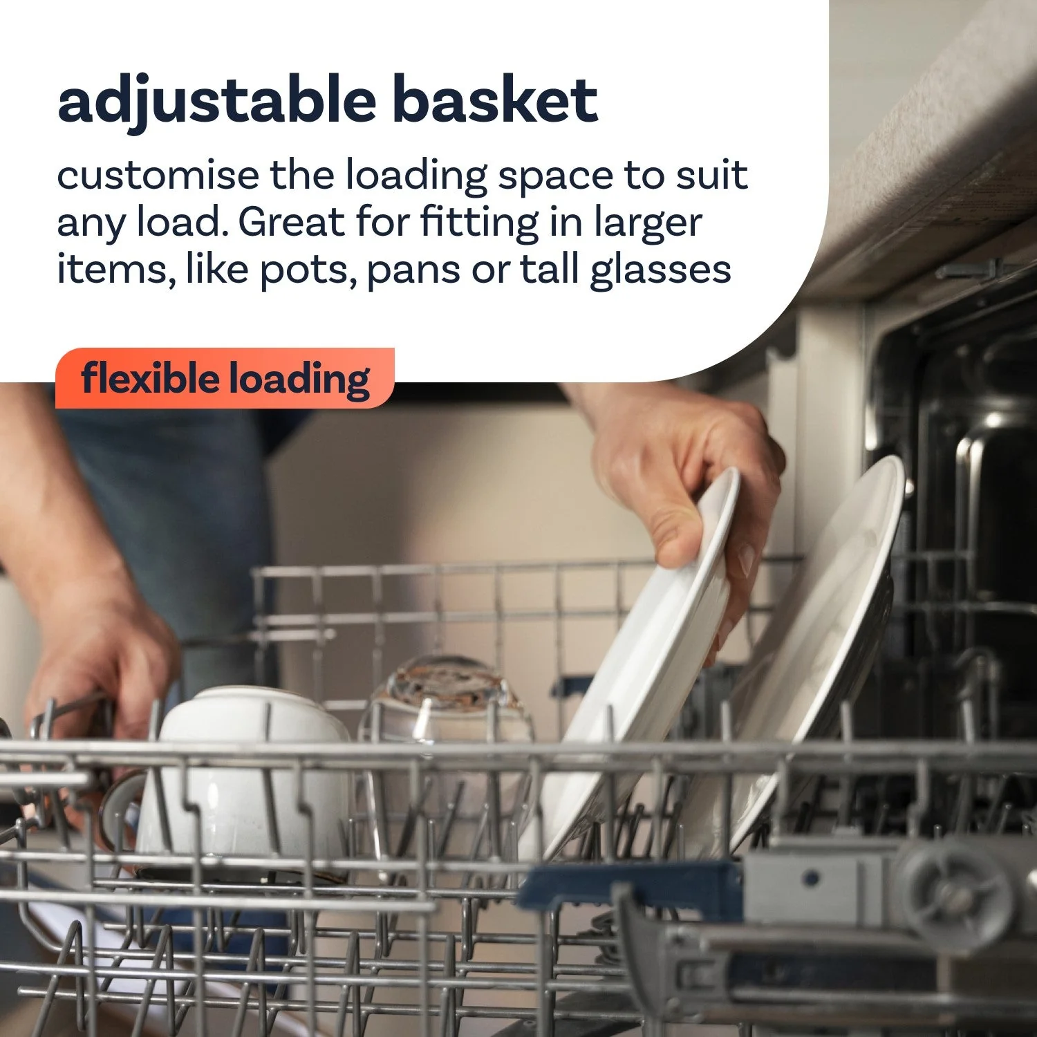 Hotpoint H3BL626BUK Semi Integrated Full Size Dishwasher 14 Place Settings Black - Image 6