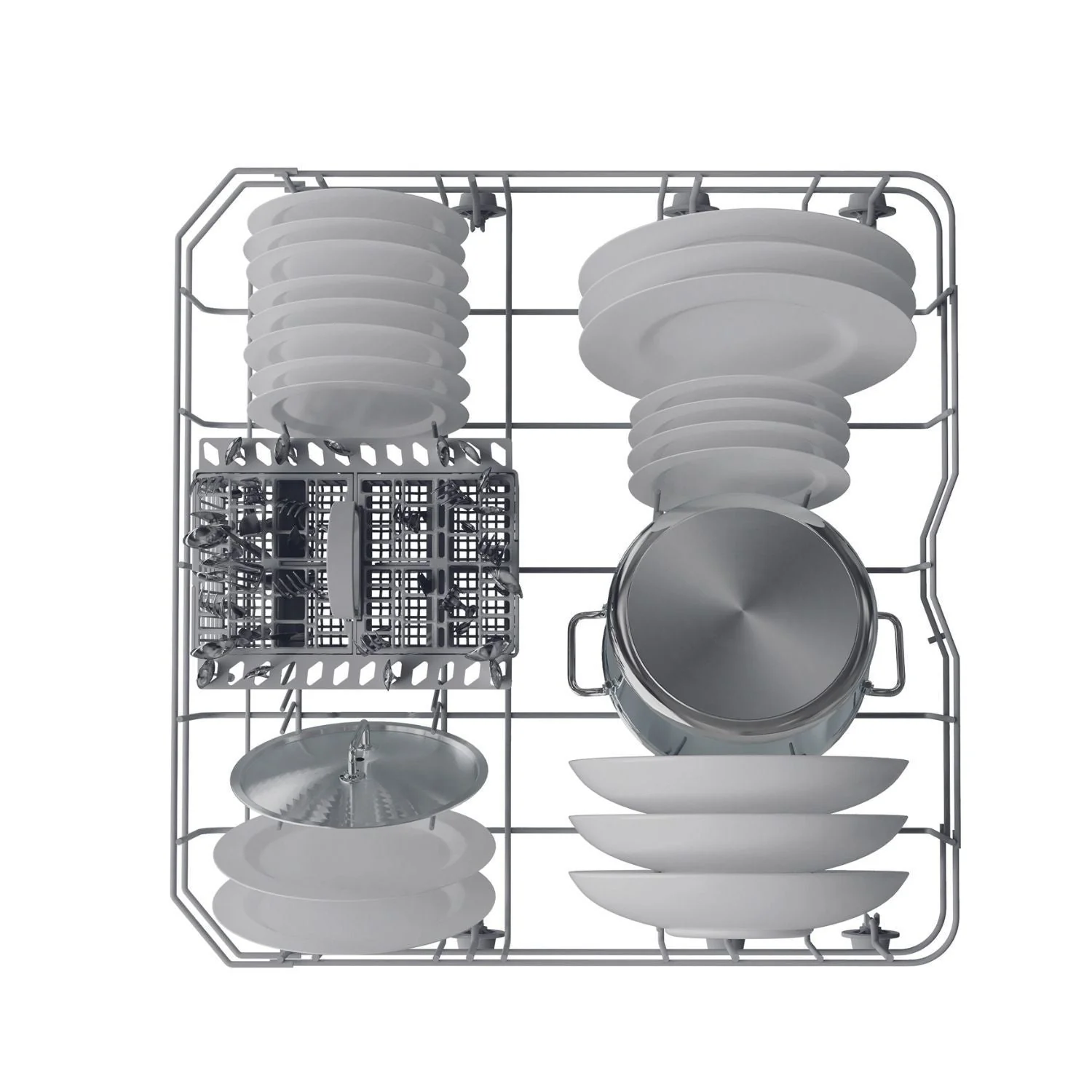 Hotpoint H3BL626XUK Semi-Integrated Dishwasher 14 Place Setting Inox - Image 5