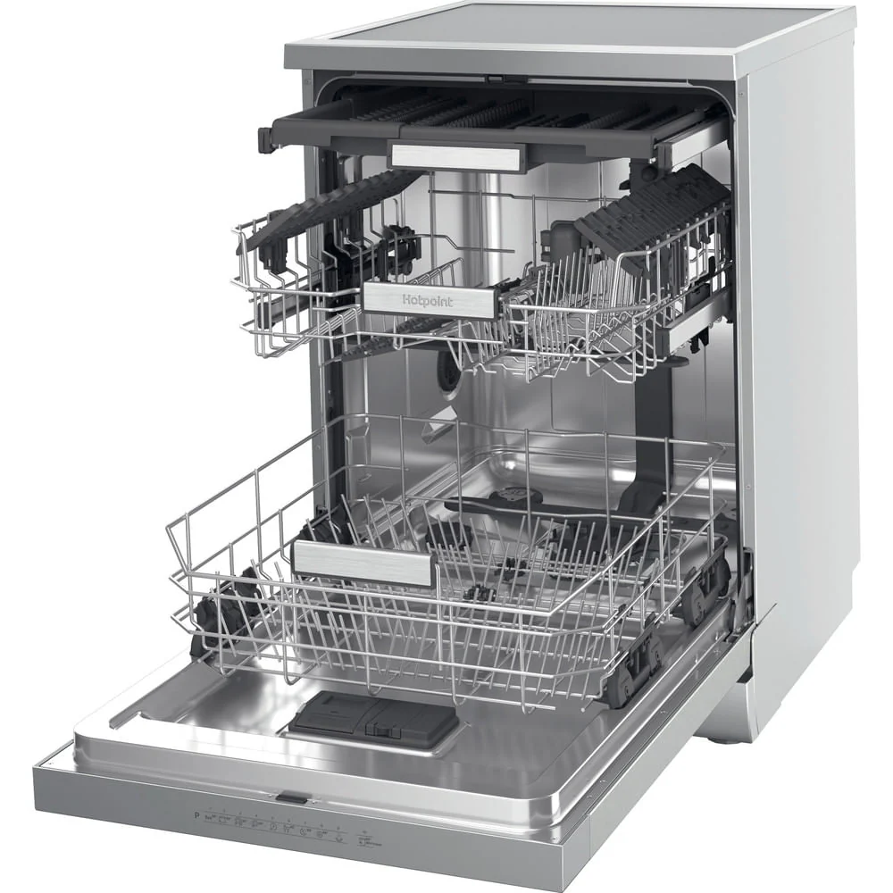 Hotpoint H7F HP43 X UK Freestanding Full Size Dishwasher 15 Place Settings with Maxi Space Inox H7FHP43X - Image 2