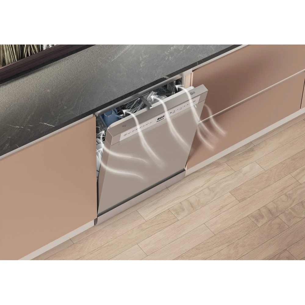 Hotpoint H7F HS51 X UK Freestanding Full Size Dishwasher 15 Place Settings with Maxi Space Inox H7FHS51X - Image 8