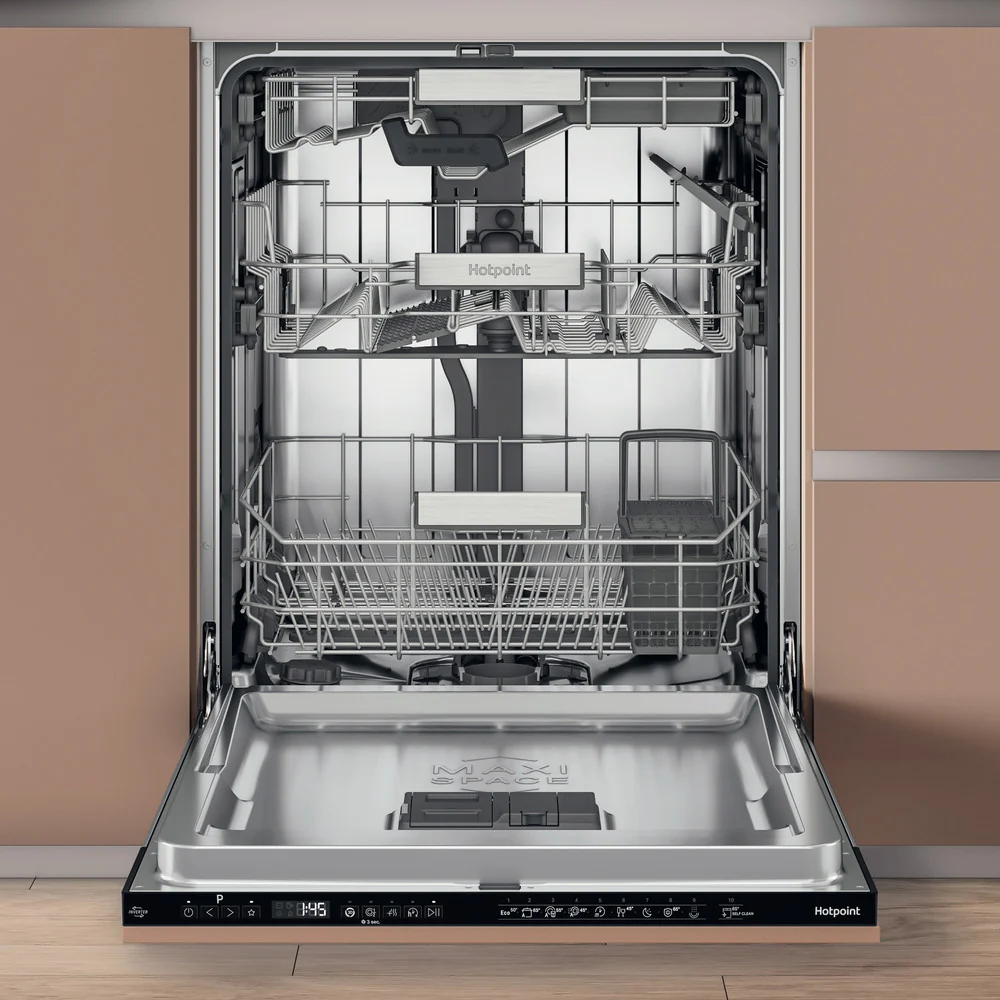 Hotpoint H8IHP42L Integrated Dishwasher With 14 Place Settings Black - Image 2