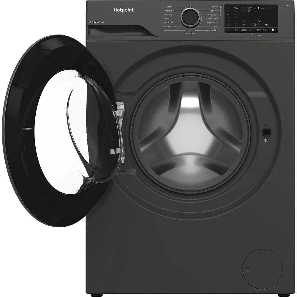 Hotpoint HB 103G CARE UK Freestanding 10kg 1400rpm Washing Machine with PetHairCare Grey HB103GCAREUK - Image 4
