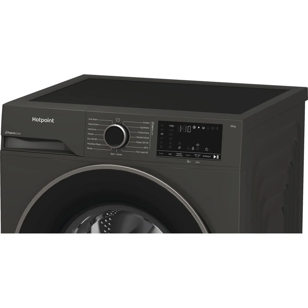 Hotpoint HB 103G CARE UK Freestanding 10kg 1400rpm Washing Machine with PetHairCare Grey HB103GCAREUK - Image 5
