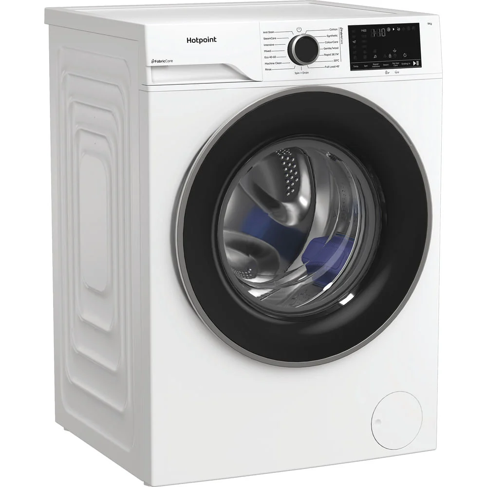 Hotpoint HB 93 CARE UK Fabric Care 1400rpm Washing Machine White with PetHairCare HB93CAREUK - Image 2