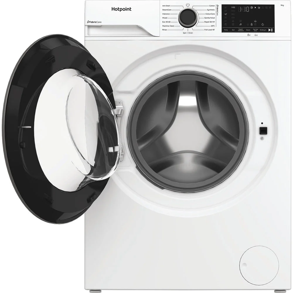 Hotpoint HB 93 CARE UK Fabric Care 1400rpm Washing Machine White with PetHairCare HB93CAREUK - Image 4