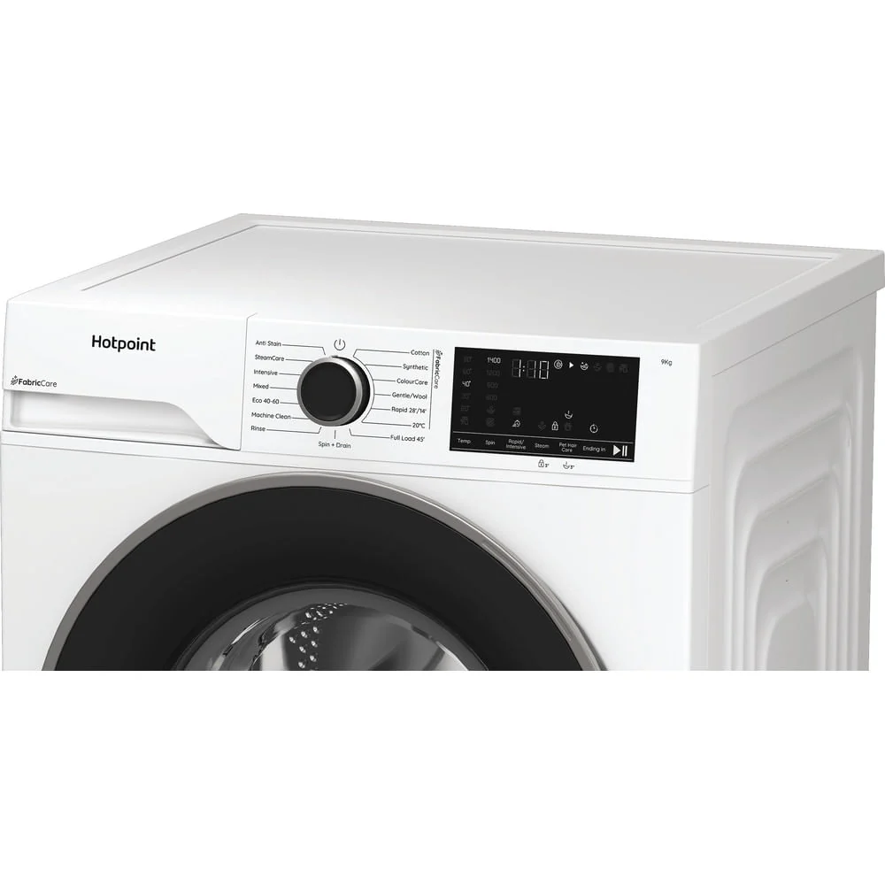 Hotpoint HB 93 CARE UK Fabric Care 1400rpm Washing Machine White with PetHairCare HB93CAREUK - Image 5