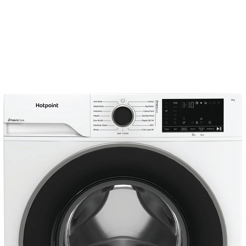 Hotpoint HBWH93CAREUK 9kg 1400 spin Freestanding Washing Machine White - Image 2