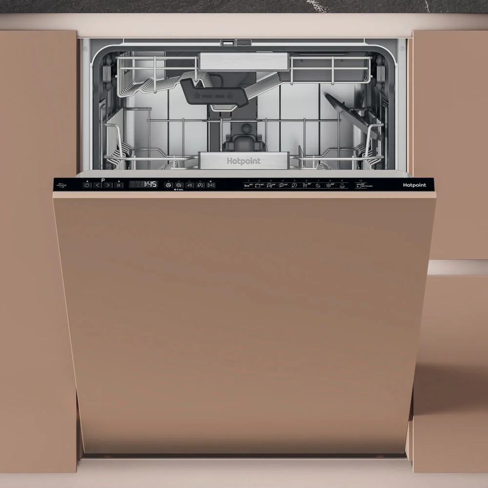 Hotpoint HD8IHP42L Hydroforce Full Size Integrated Dishwasher 14 Place Settings