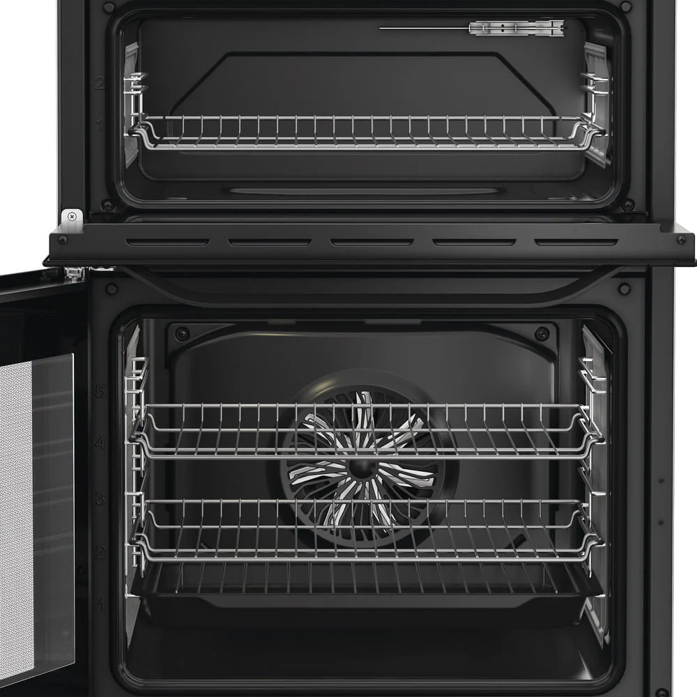 Hotpoint HDE6IDC2B1 60cm Electric Double Cooker with Induction Hob Black - Image 4