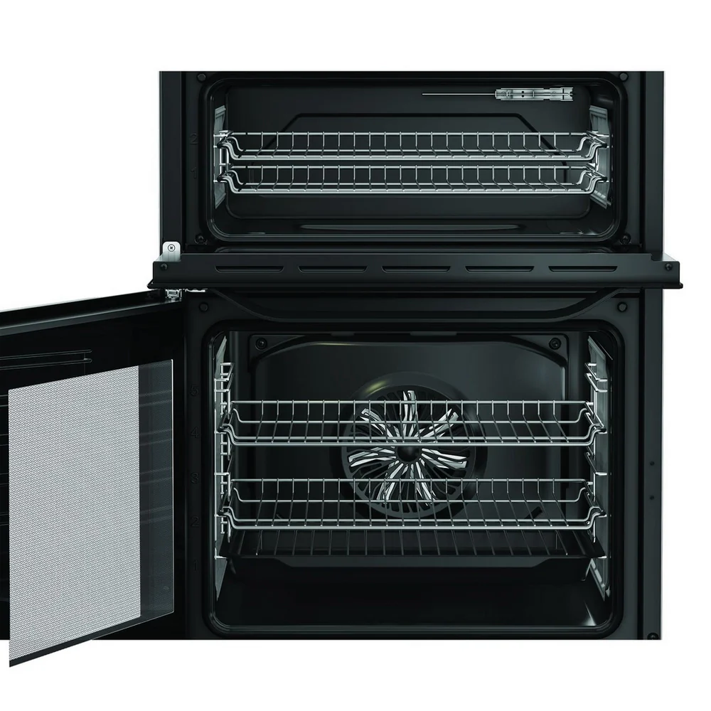 Hotpoint HDE6VDC2B1 60cm Double Oven Electric Cooker with Ceramic Hob in Black - Image 3