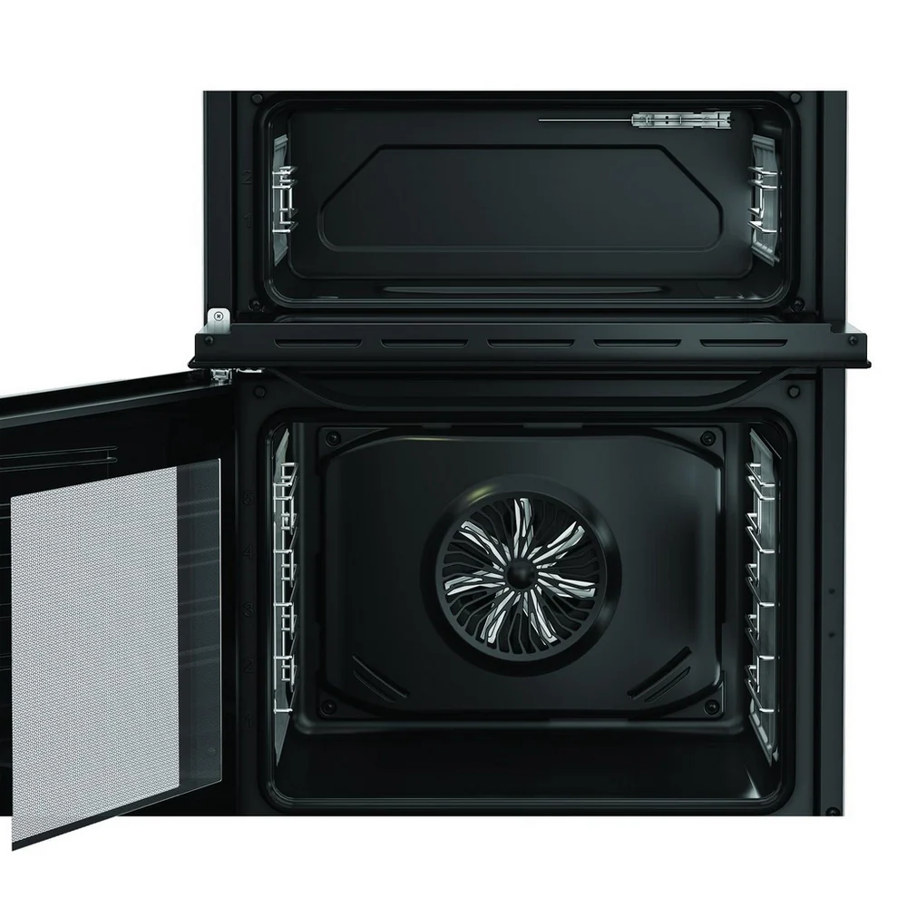 Hotpoint HDE6VDC2B1 60cm Double Oven Electric Cooker with Ceramic Hob in Black - Image 5