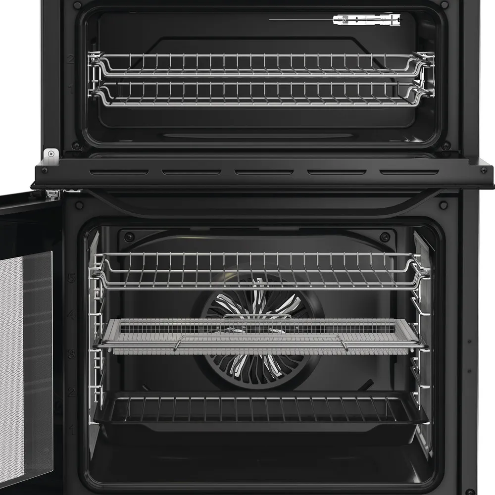 Hotpoint HDE6VDCASB1 60cm Electric Double Cooker With Induction Hob and Air Fry Black - Image 4