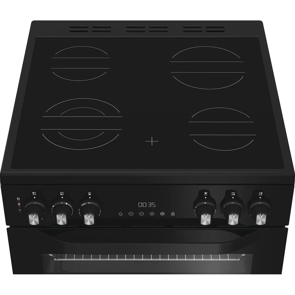 Hotpoint HDE6VDCASB1 60cm Electric Double Cooker With Induction Hob and Air Fry Black - Image 5