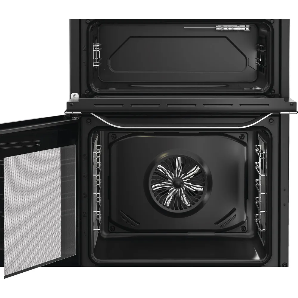 Hotpoint HDE6VDCASX 60cm Electric Double Cooker With Induction Hob and Air Fry Stainless Steel - Image 2