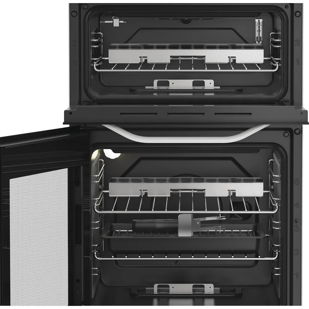 Hotpoint HDG5GCW 50cm Gas Double Cooker White - Image 4
