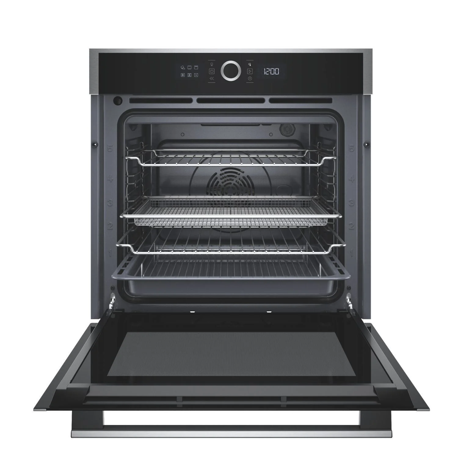 Hotpoint HOI4S8HM0XUK Built In Electric Single Oven With Air Fryer Stainless Steel - Image 2