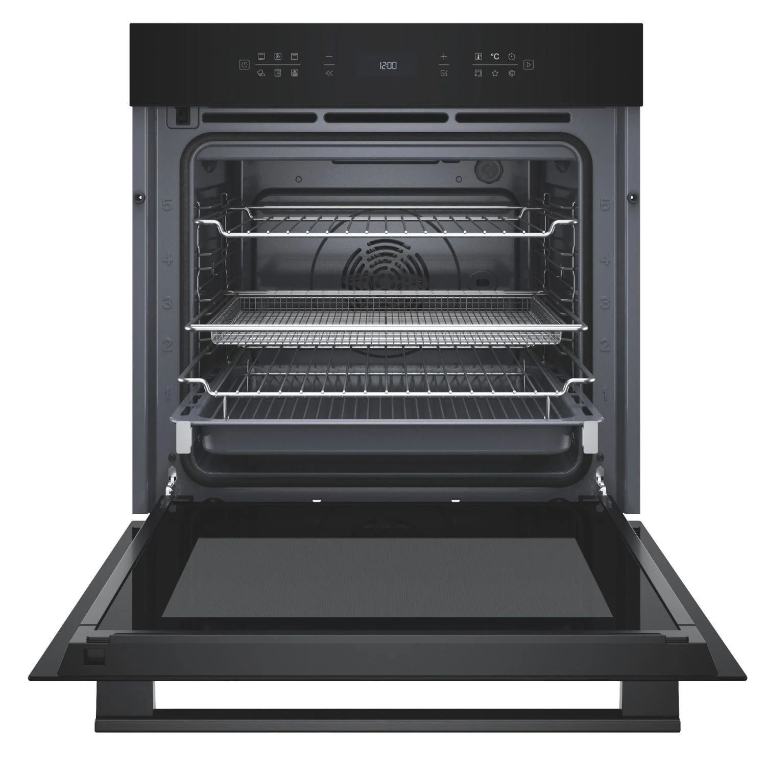 Hotpoint HOI68PT1SBUK Class 6 Electric Single Oven with Air Fry and DualClean Black - Image 2