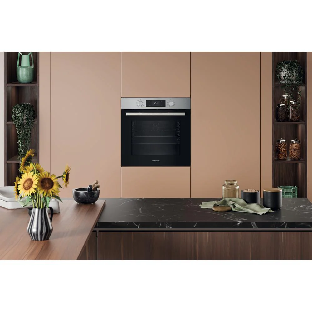Hotpoint HOM255CXUK Class 2 Multiflow Built-In Electric Single Oven Stainless Steel - Image 6