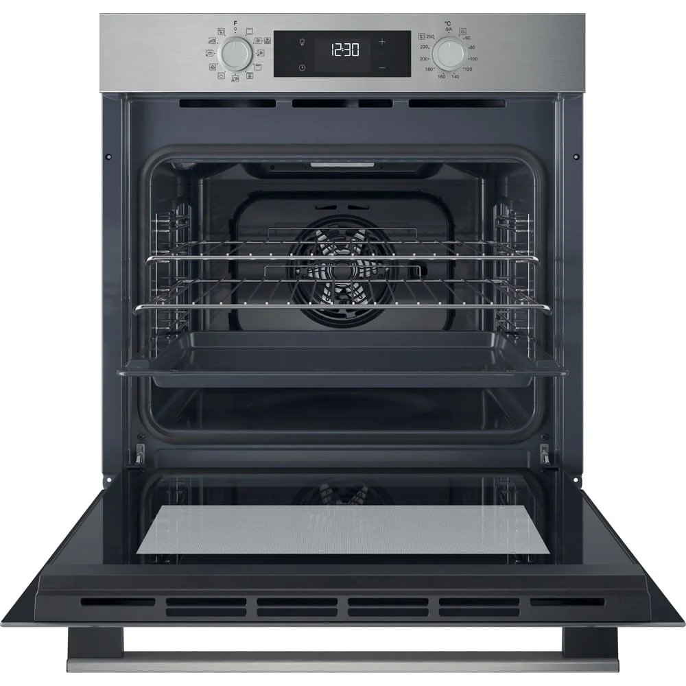 Hotpoint HOM258HXUK Class 2 Multiflow Built-In Electric Single Oven Stainless Steel - Image 2