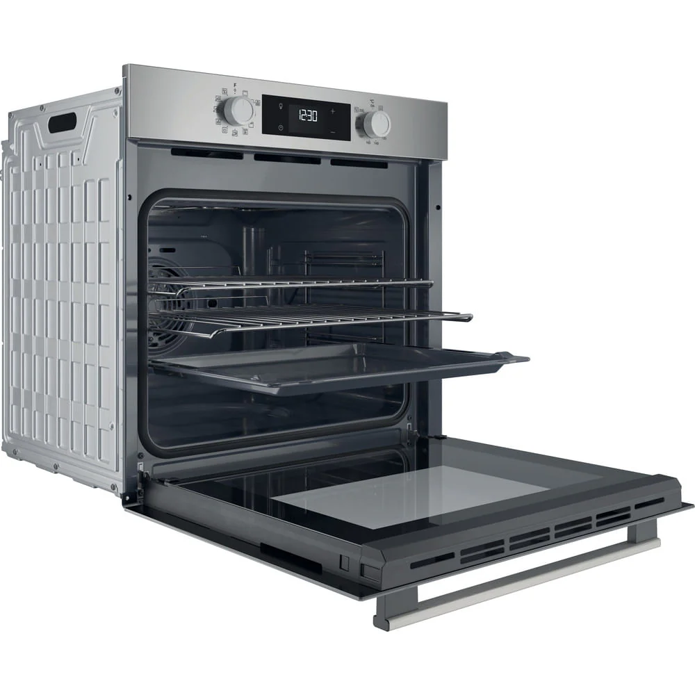Hotpoint HOM258HXUK Class 2 Multiflow Built-In Electric Single Oven Stainless Steel - Image 4
