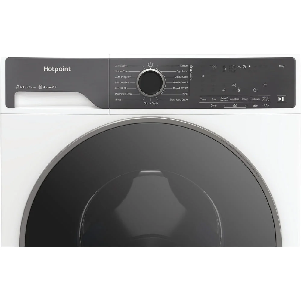 Hotpoint HP 105A CARE UK Fabric Care Pro Freestanding 10kg 1400rpm Washing Machine with HomeWhiz White HP105ACAREUK - Image 15