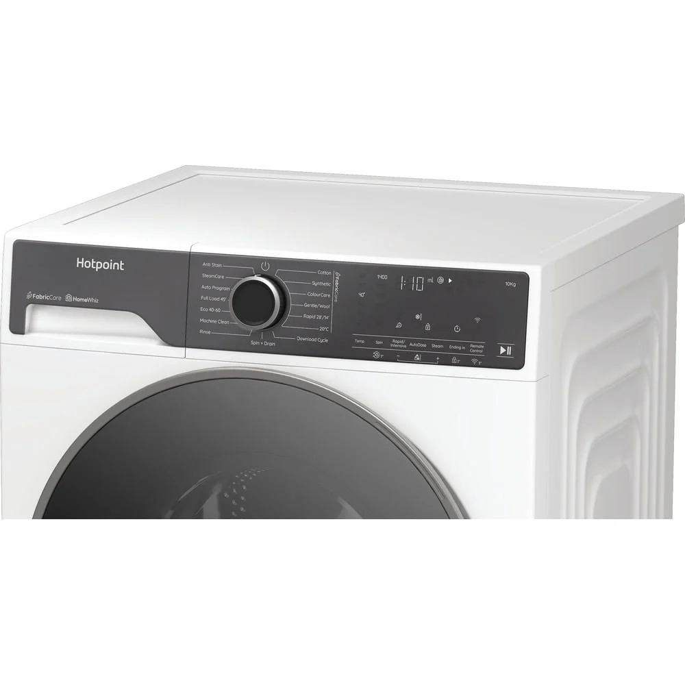 Hotpoint HP 105A CARE UK Fabric Care Pro Freestanding 10kg 1400rpm Washing Machine with HomeWhiz White HP105ACAREUK - Image 5