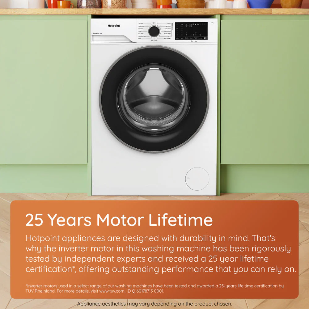 Hotpoint HP 105GA CARE UK Freestanding 10kg 1400rpm Washing Machine With AutoDose Graphite HP105GACARE - Image 9
