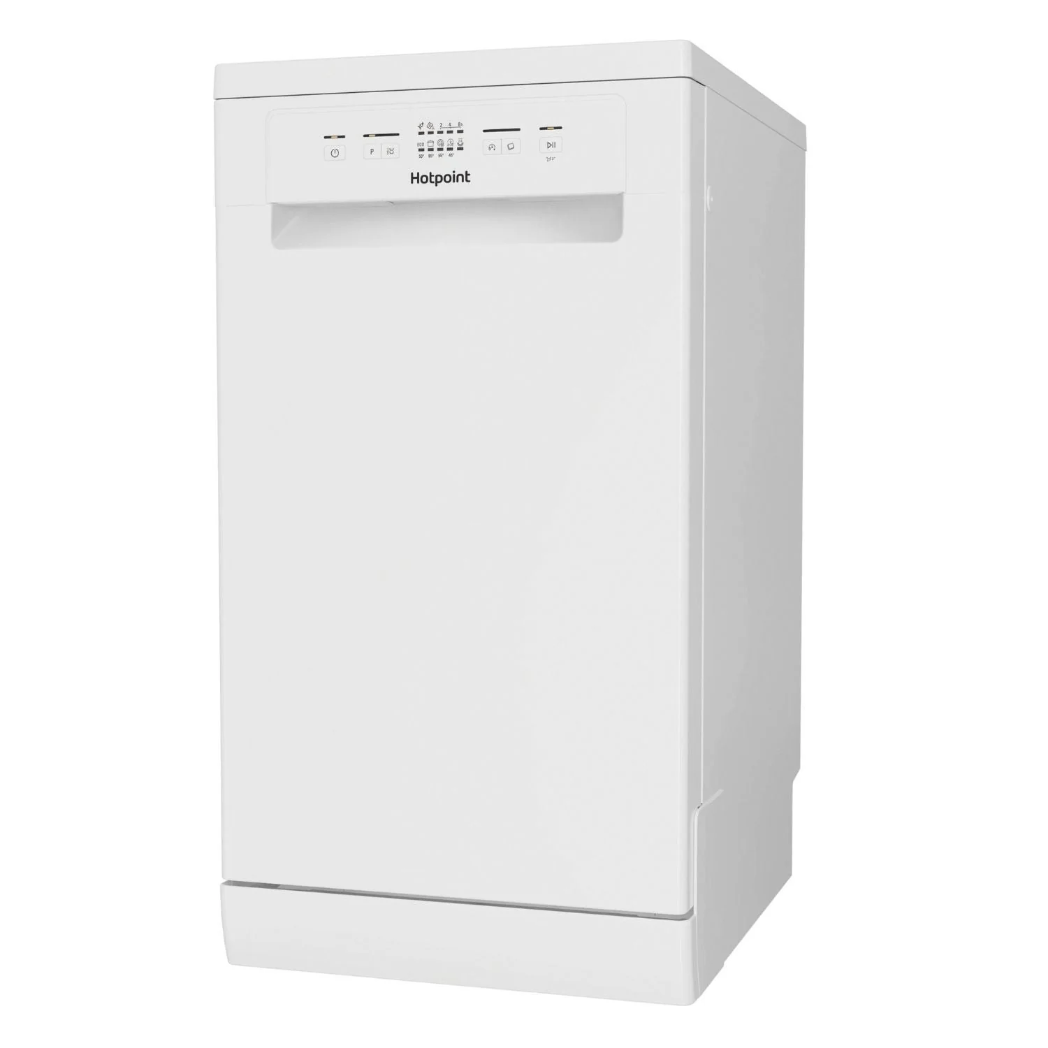 Hotpoint HP2FE10CS90WUK Freestanding Slimline Dishwasher 10 Place Setting White - Image 2