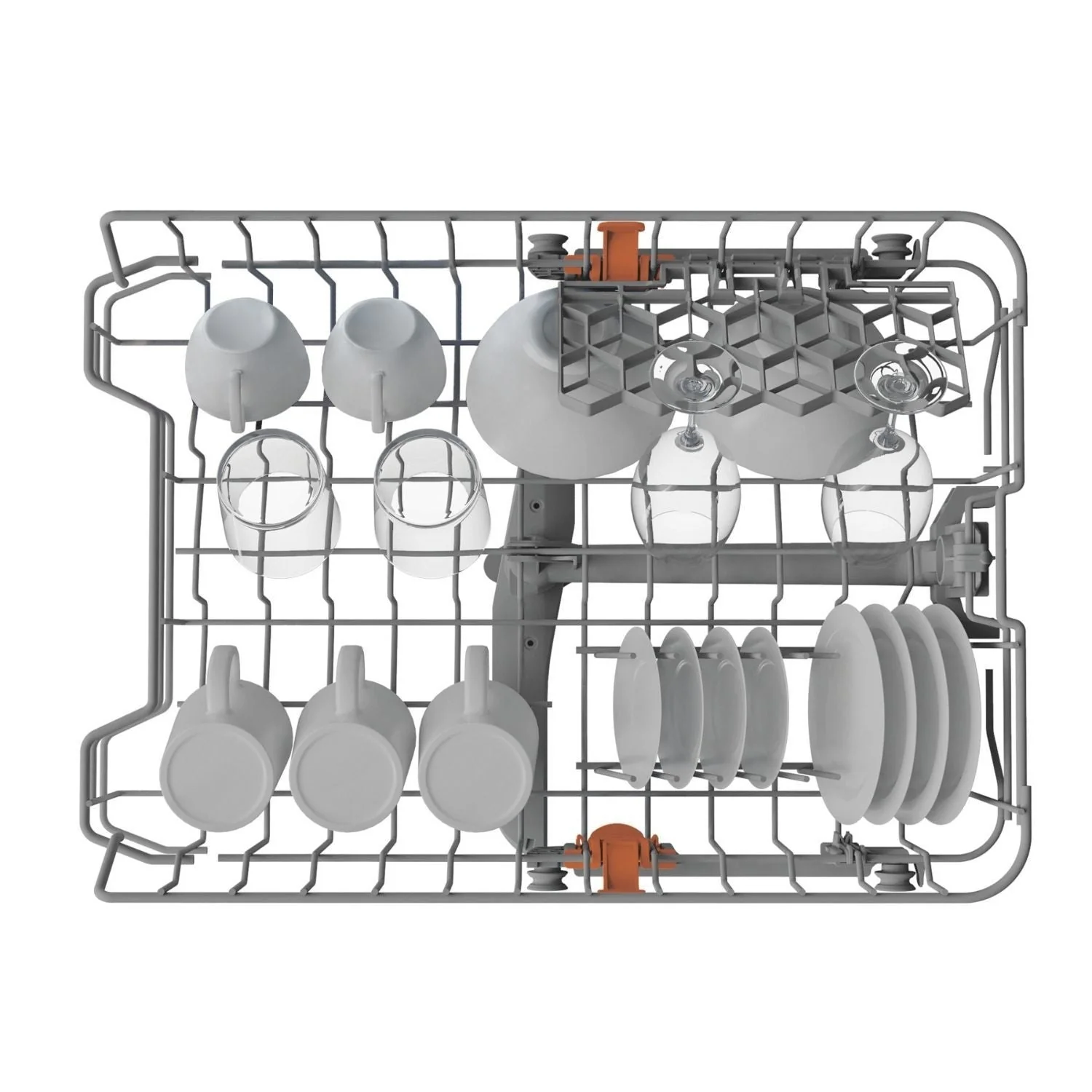 Hotpoint HP2FE10CS90WUK Freestanding Slimline Dishwasher 10 Place Setting White - Image 6