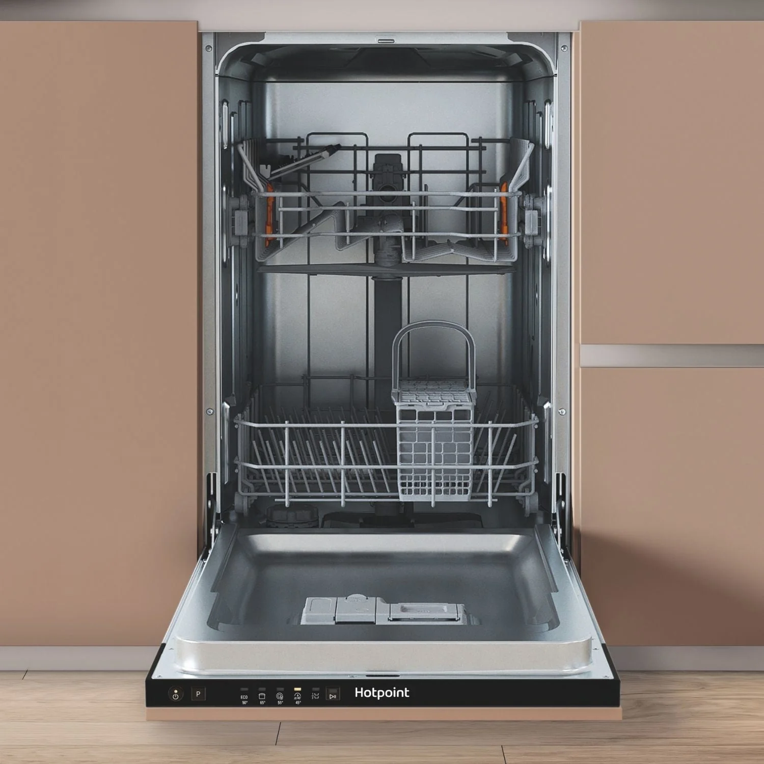 Hotpoint HP2IE10CS80UK Integrated Slimline Dishwasher 10 Place Settings - Image 2