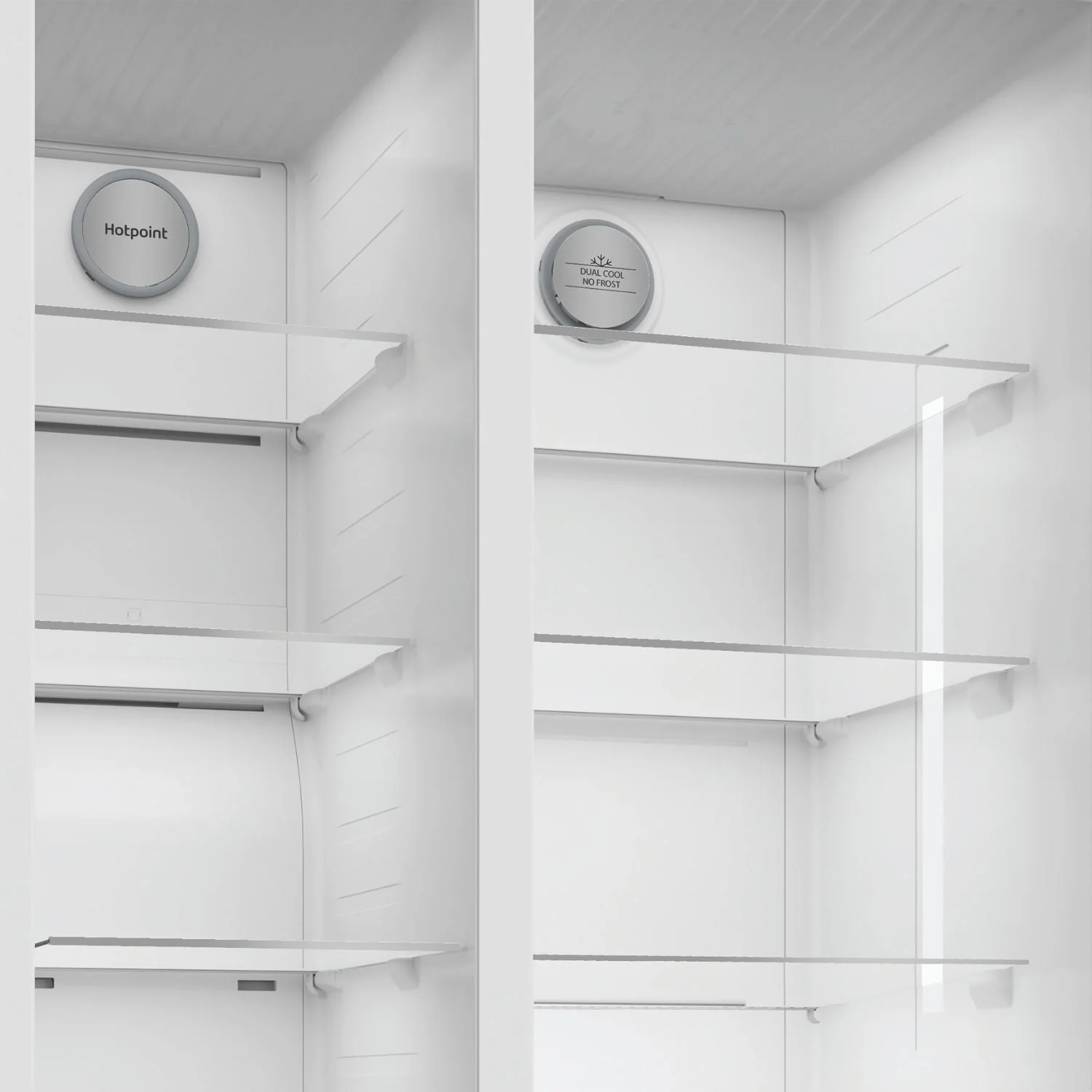 Hotpoint HPG26583WXP4UK Dual No Frost American Fridge Freezer Stainless Steel - Image 4
