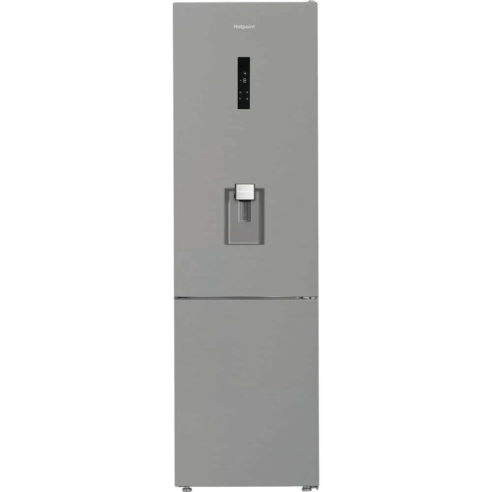 Hotpoint HPK 26403W XP5UK Freestanding Dual No Frost 70/30 Fridge Freezer with Even Flow Brushed Steel HPK26403WXP5UK