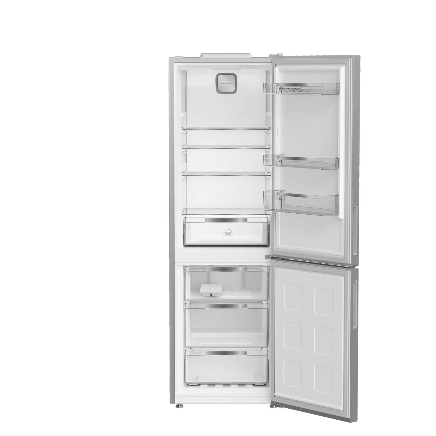 Hotpoint HPK26362XP5UK Freestanding Dual No Frost Fridge Freezer Silver - Image 2